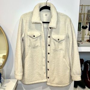 🐑 Marine Layer Eden Sherpa Overshirt 🐑